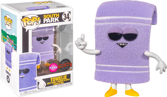 Funko - Animation Pop! Vinyl - South Park - Towelie (Flocked) #34