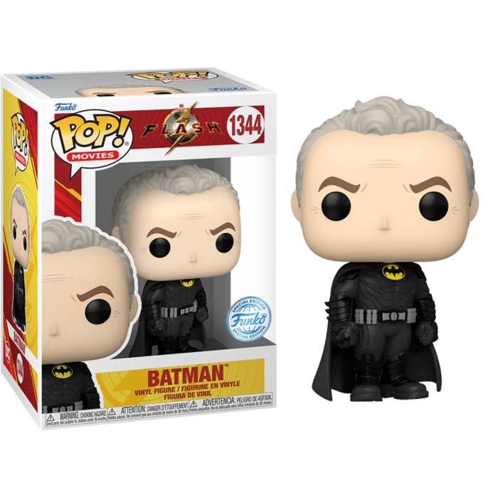 Funko - Heroes Pop! Vinyl - The Flash - Batman (Unmasked) #1344