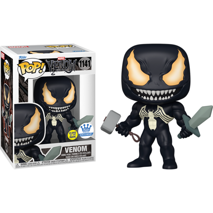 Funko - Marvel Pop! Vinyl - Venom with Mjolnir and Sword #1141