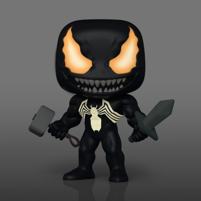 Funko - Marvel Pop! Vinyl - Venom with Mjolnir and Sword #1141