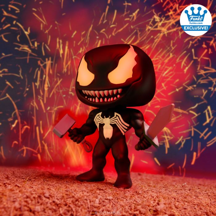 Funko - Marvel Pop! Vinyl - Venom with Mjolnir and Sword #1141