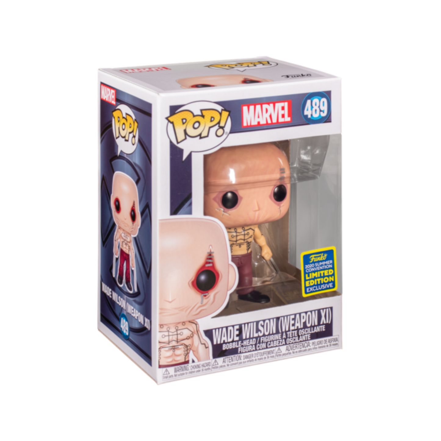 Funko - Marvel Pop! Vinyl - X-Men Origins - Wade Wilson (Weapon XI) #489