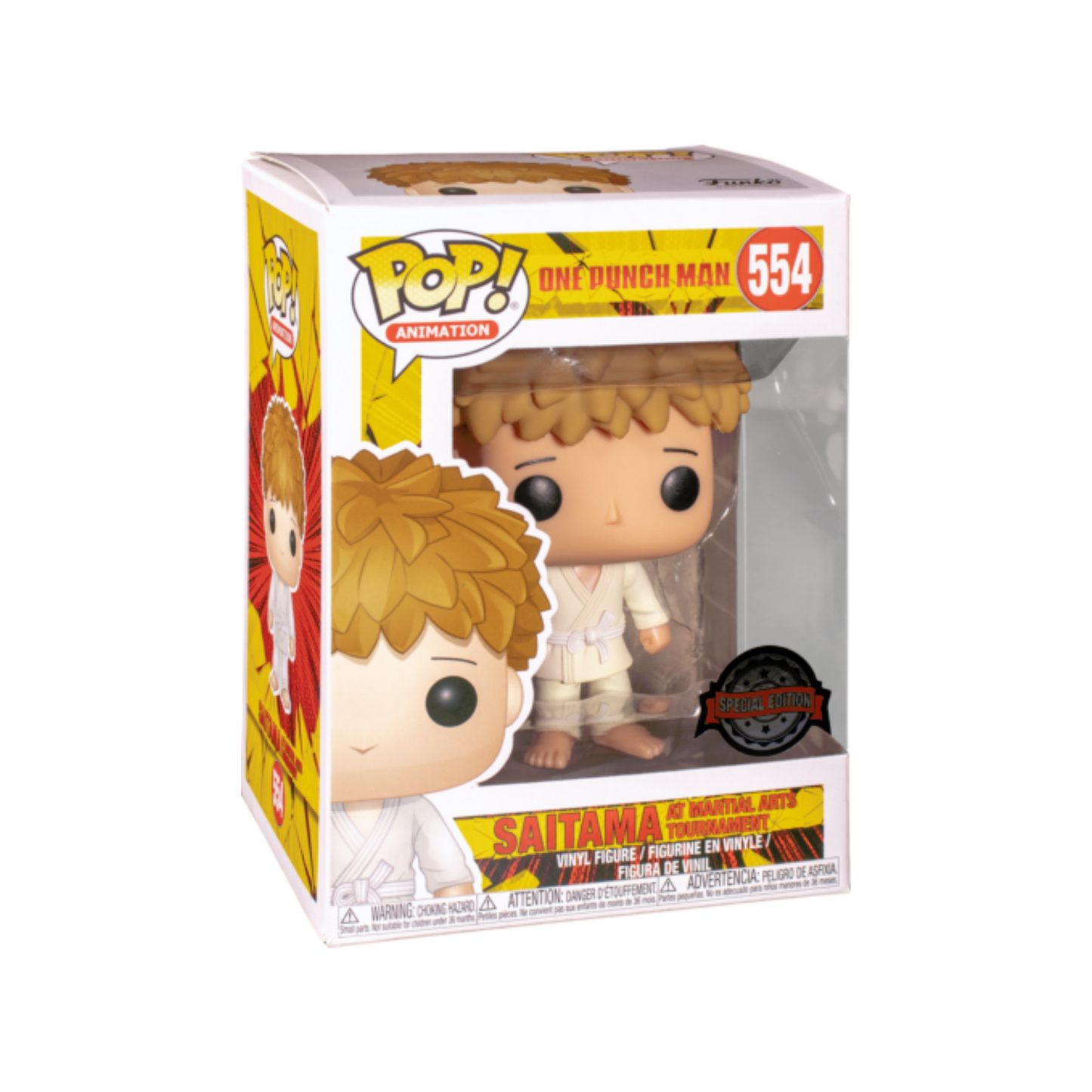 Funko - Animation Pop! Vinyl - One Punch Man - Saitama At Martial Arts Tournament #554