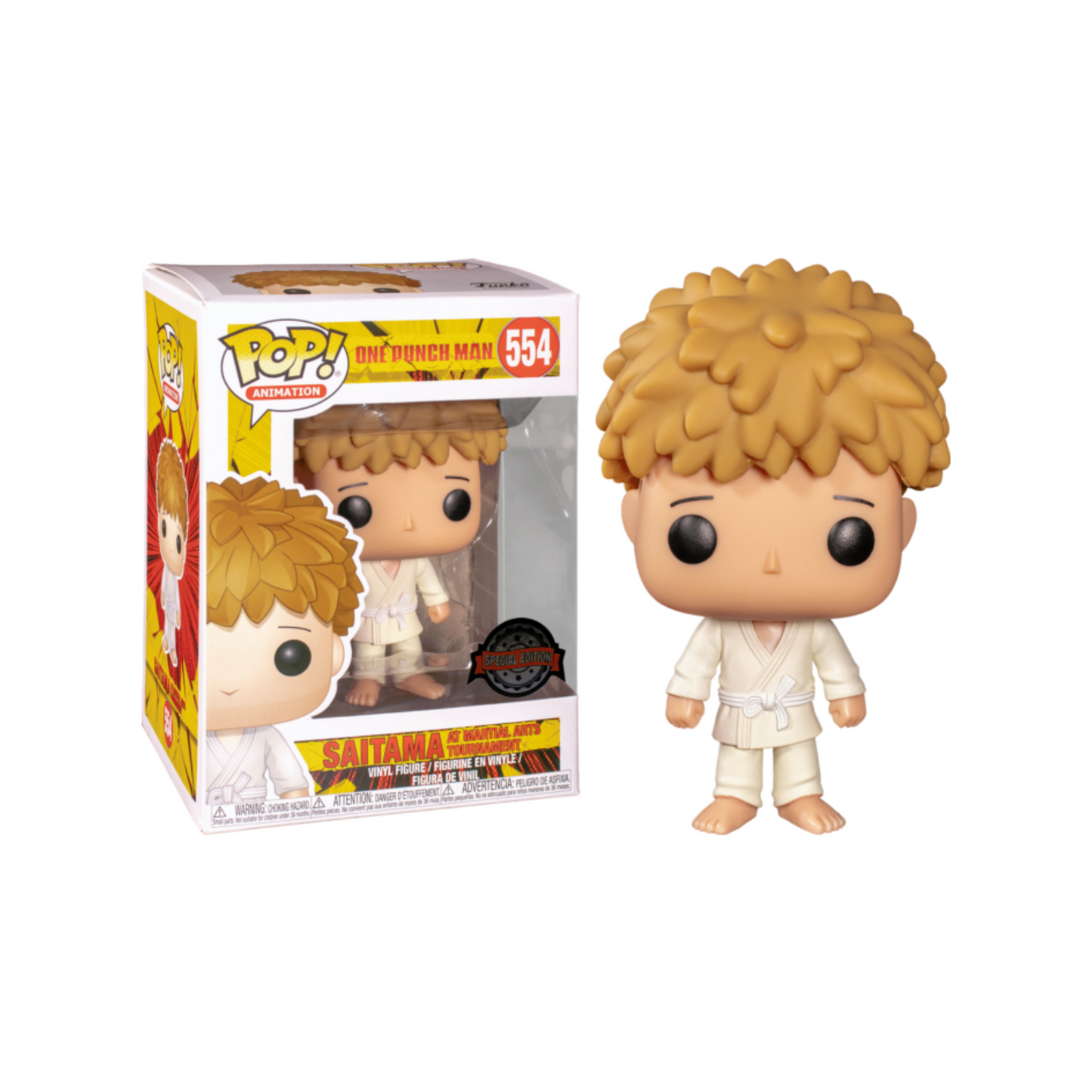Funko - Animation Pop! Vinyl - One Punch Man - Saitama At Martial Arts Tournament #554