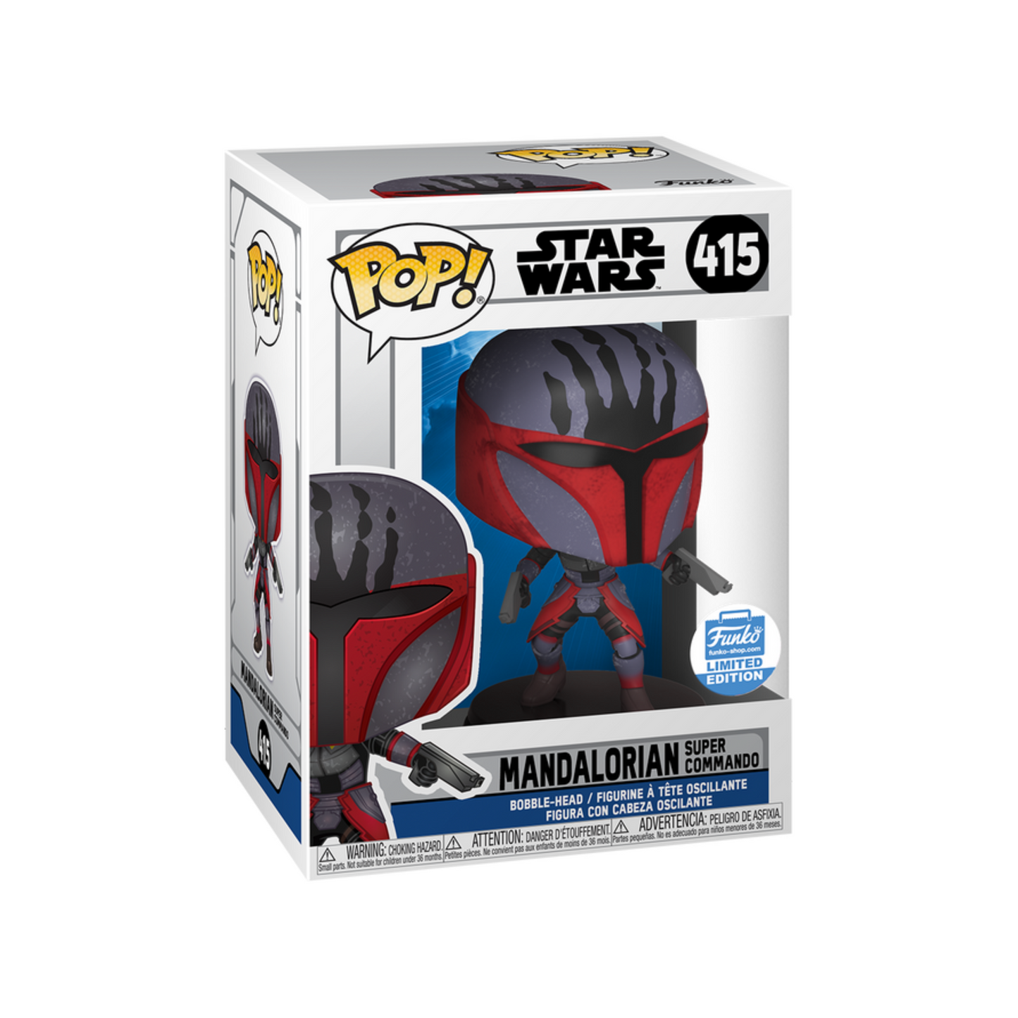 Funko - Star Wars Pop! Vinyl - Mandalorian Super Commando #415