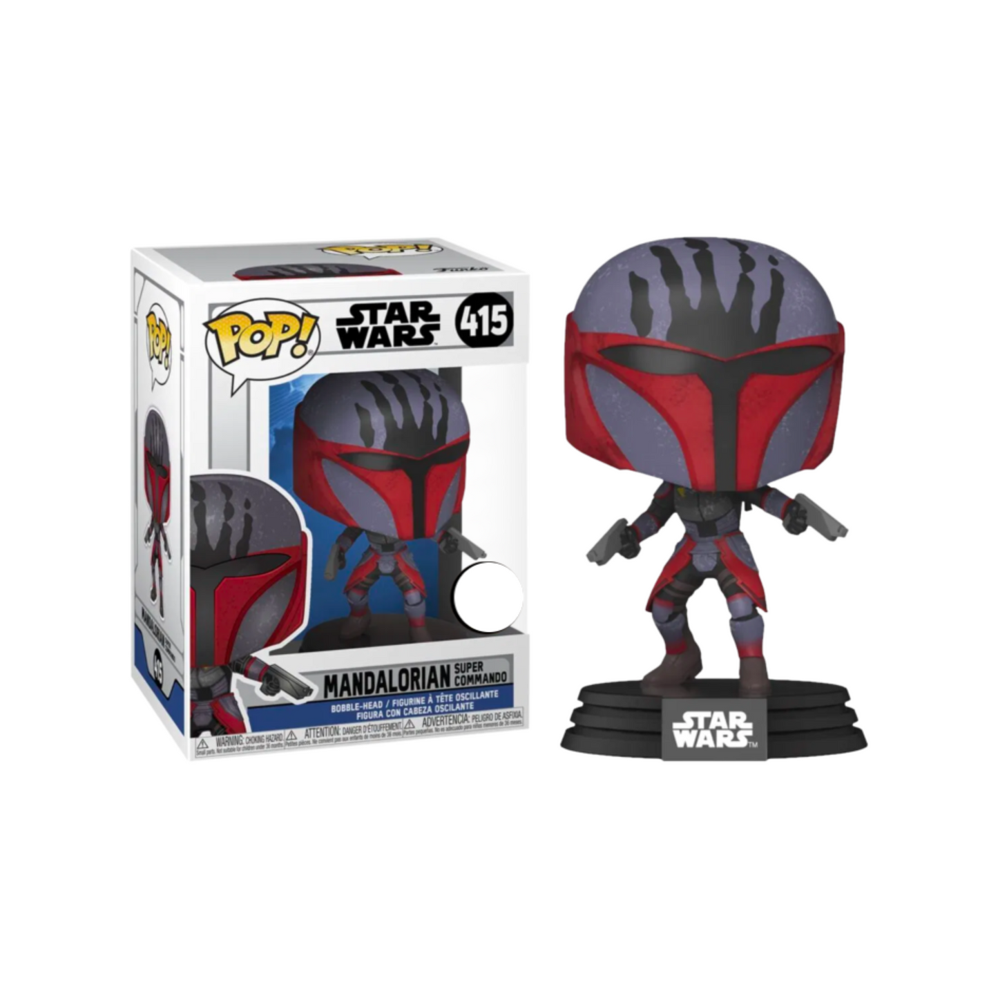 Funko - Star Wars Pop! Vinyl - Mandalorian Super Commando #415
