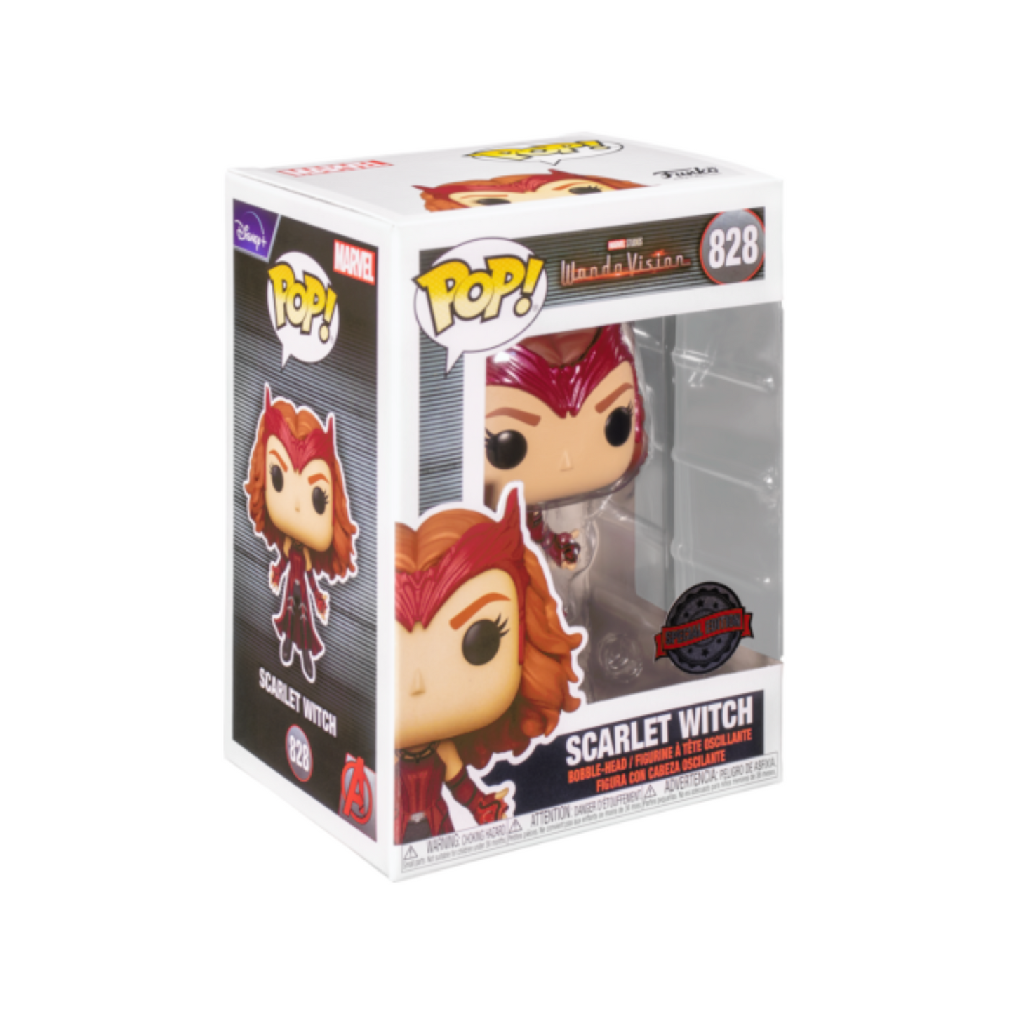 Funko - Marvel Pop! Vinyl - Wandavision - Scarlet Witch (Flying) #828