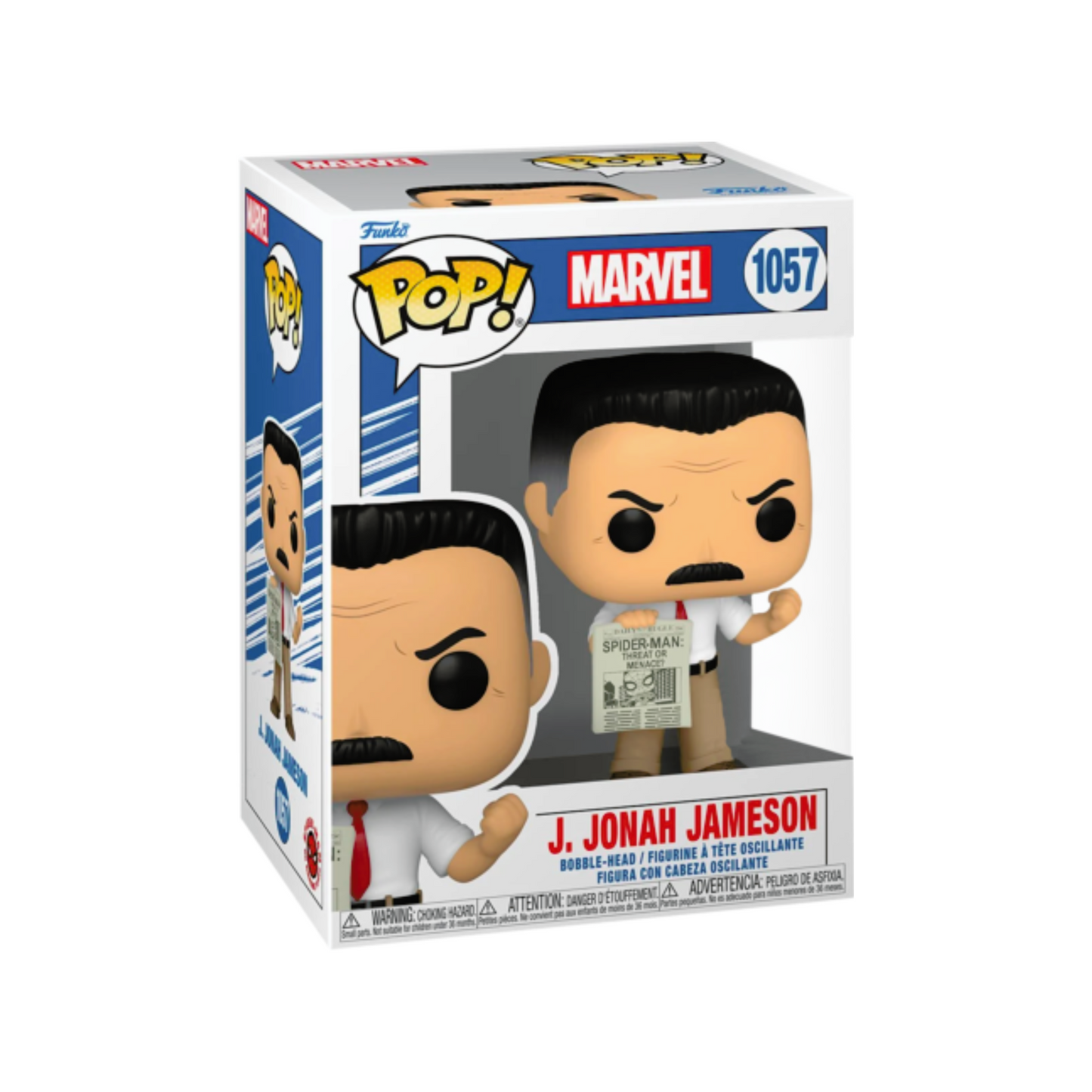 Funko - Marvel Pop! Vinyl - Spider-man - J. Jonah Jameson #1057