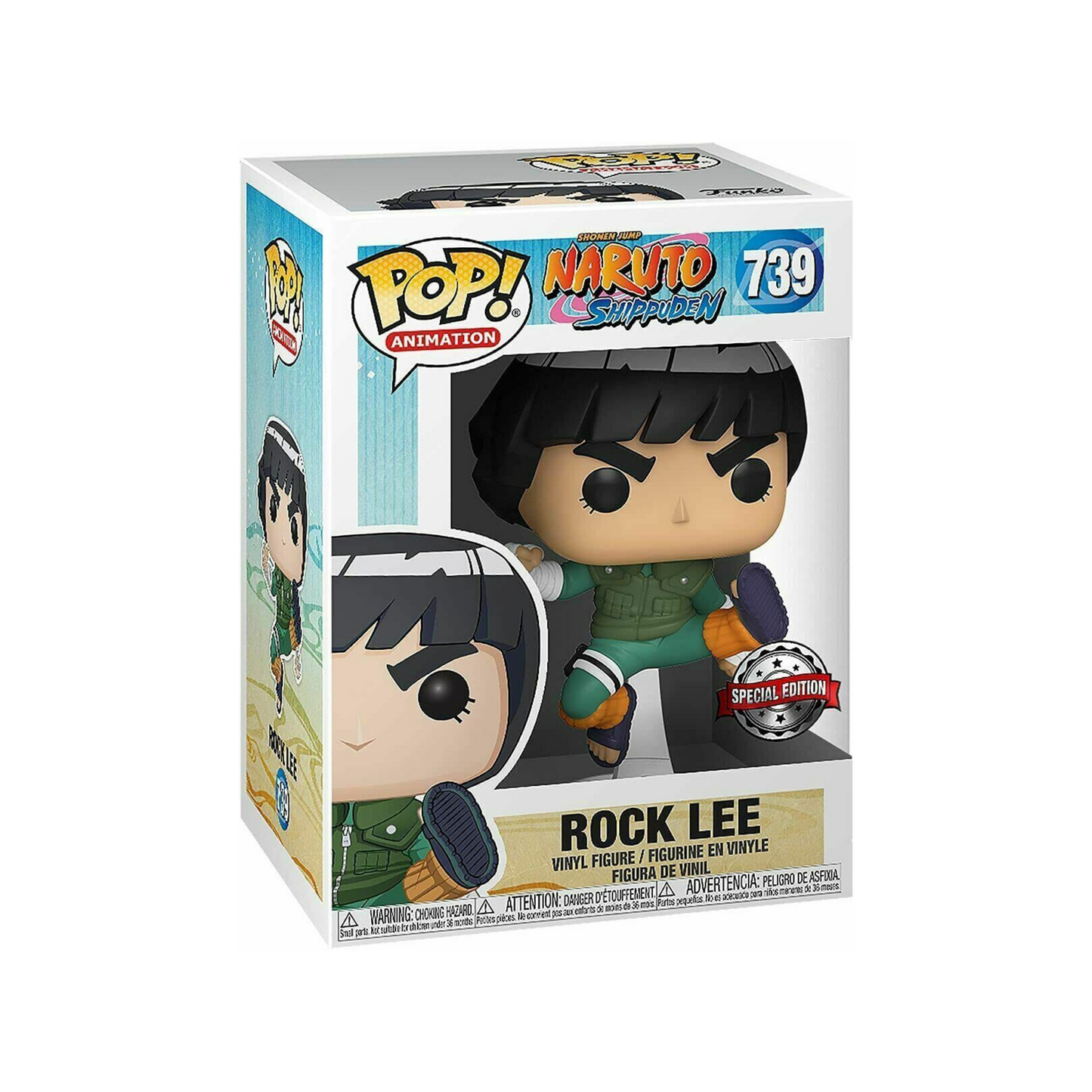Funko - Animation Pop! Vinyl - Naruto: Shippuden - Rock Lee #739