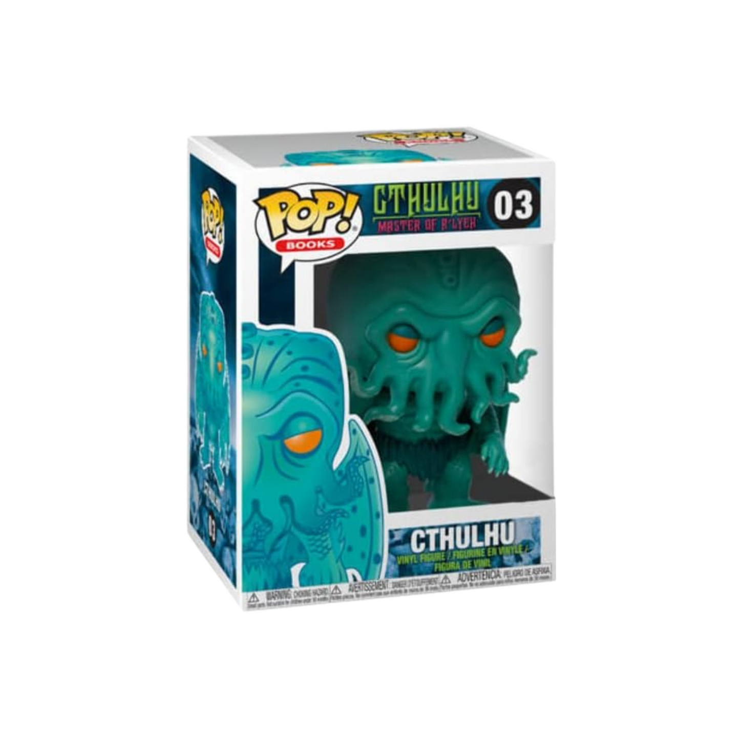 Funko - Books Pop! Vinyl - H.P Lovecraft - Cthulhu (Neon) #03