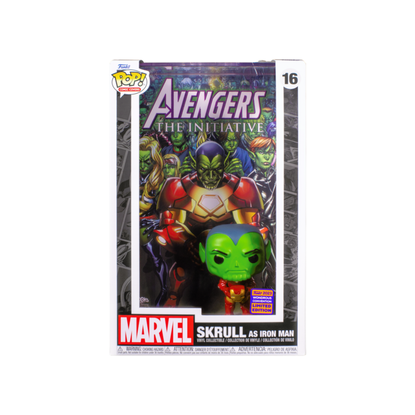 Funko - Marvel Pop! Vinyl - Comic Covers - Scrull as Iron Man #16