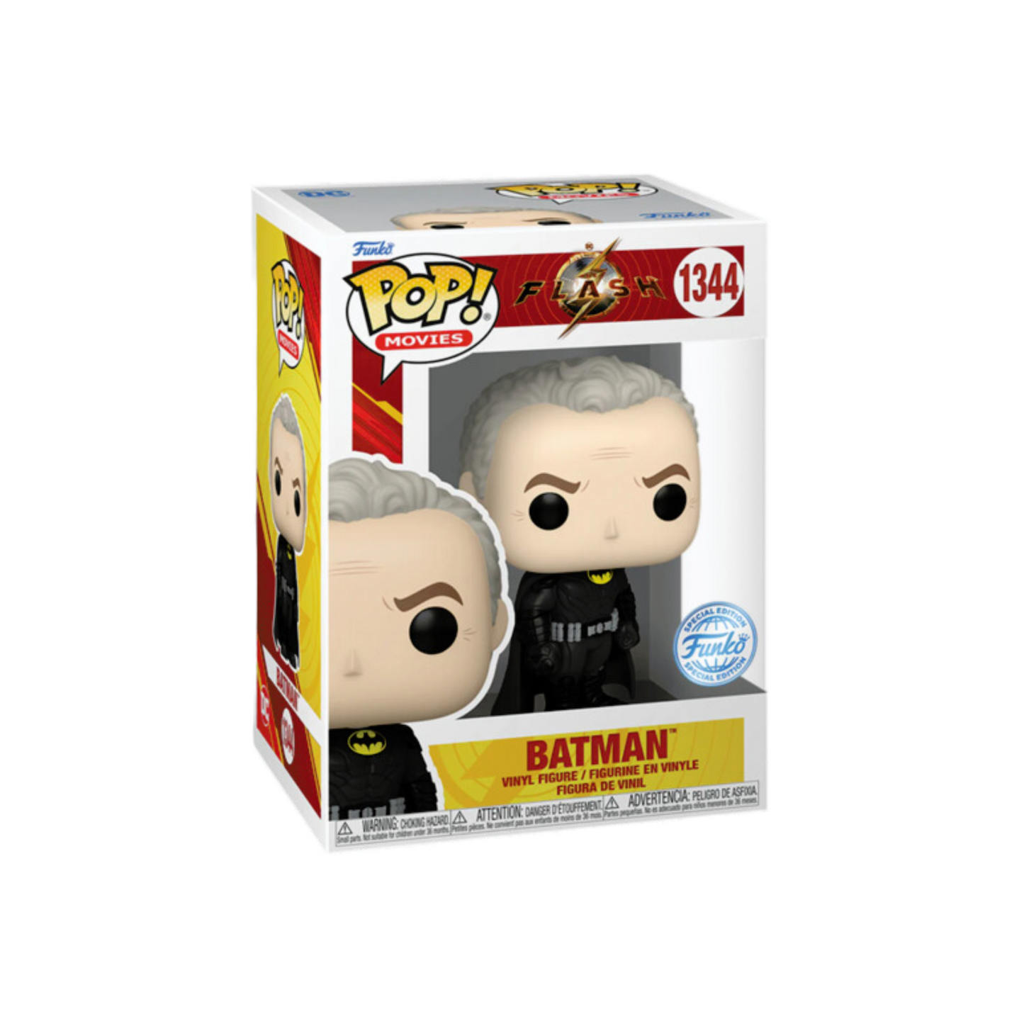 Funko - Heroes Pop! Vinyl - The Flash - Batman (Unmasked) #1344