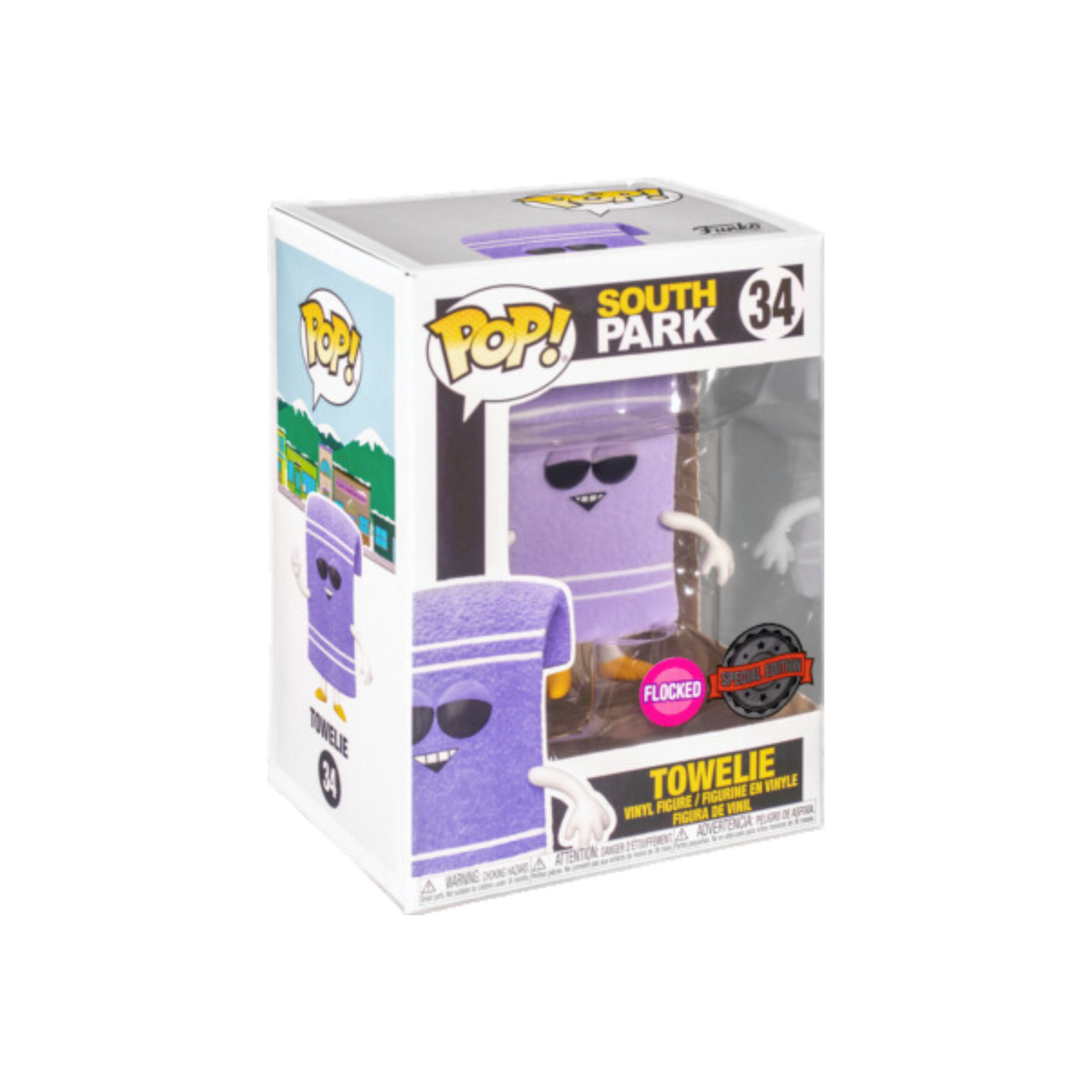 Funko - Animation Pop! Vinyl - South Park - Towelie (Flocked) #34