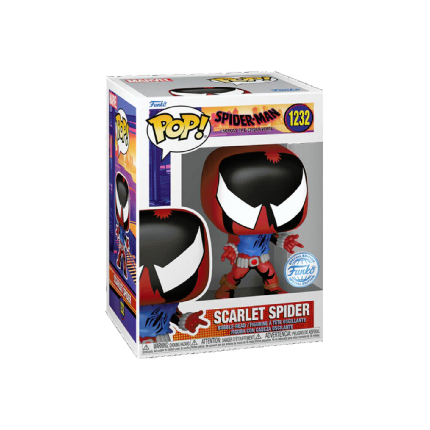 Funko - Marvel Pop! Vinyl - Spider-Man: Across the Spider-Verse - Scarlet Spider #1232