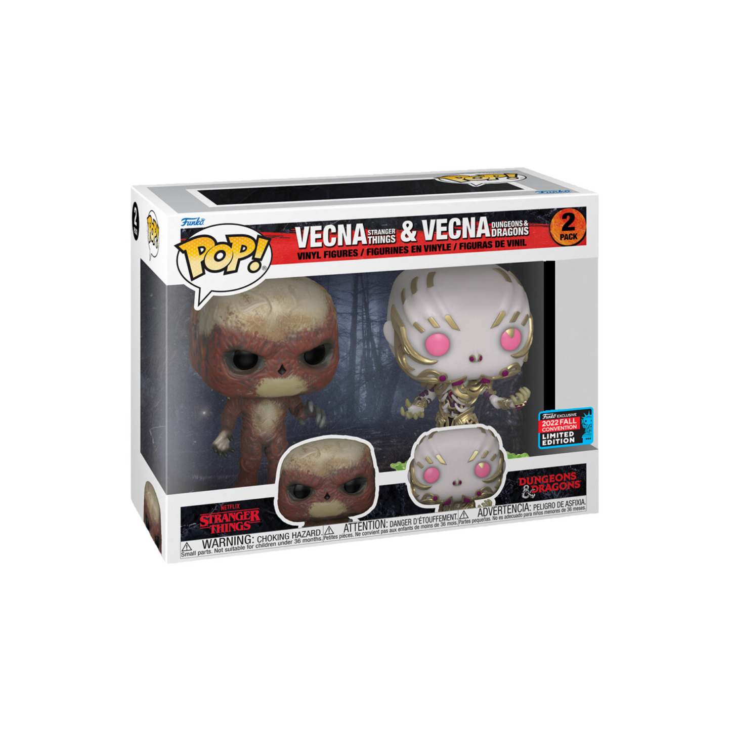 Funko - Pop! Vinyl - Stranger Things x Dungeons & Dragons - Vecna & Vecna 2-Pack