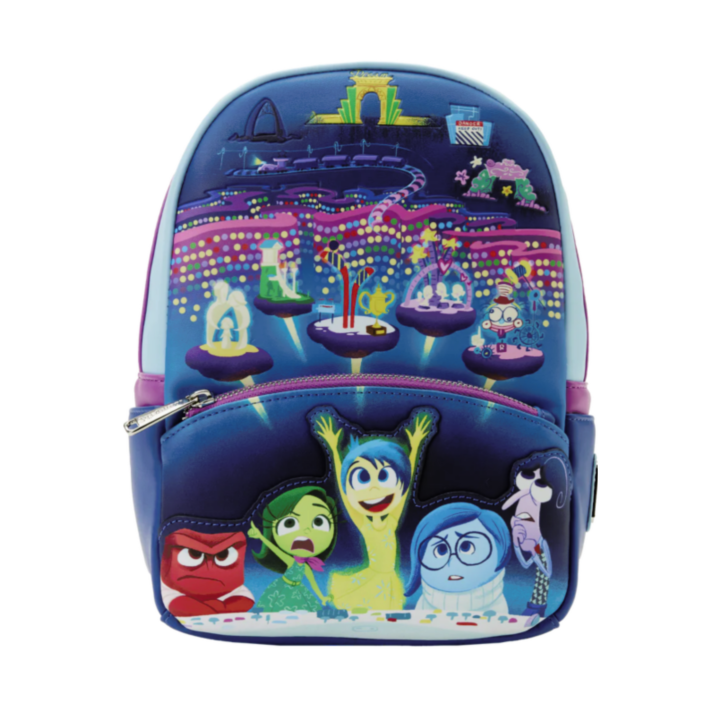 Bags - Loungefly - Disney - Inside Out - Control Panel GITD Mini Backpack