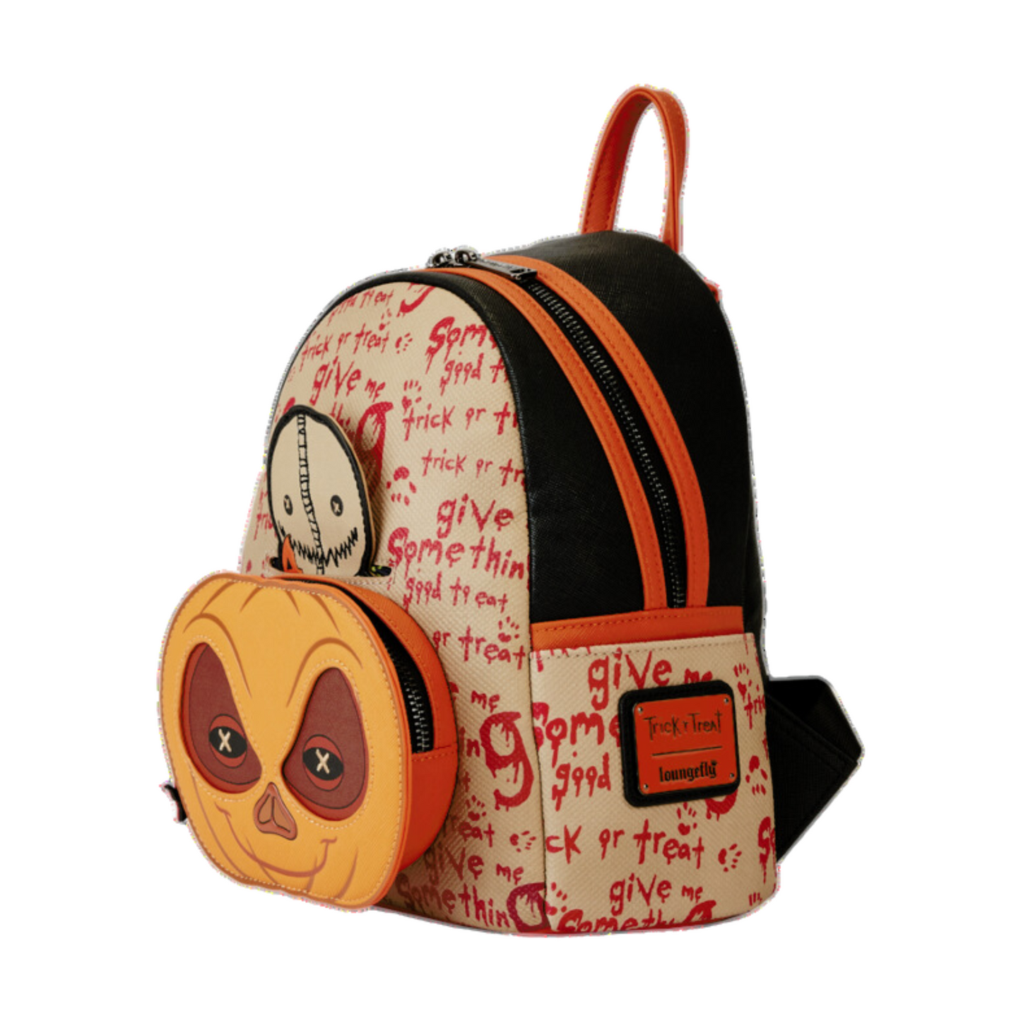 Bags - Loungefly - Trick 'r Treat - Sam Pumpkin Mini Backpack