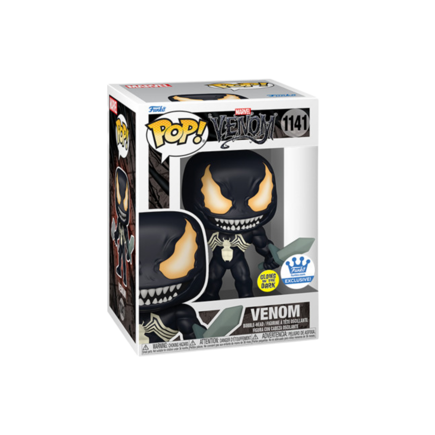 Funko - Marvel Pop! Vinyl - Venom with Mjolnir and Sword #1141