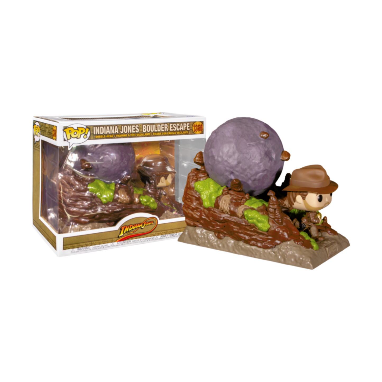 Funko - Movies Pop! Vinyl - Indiana Jones Boulder Escape #1360