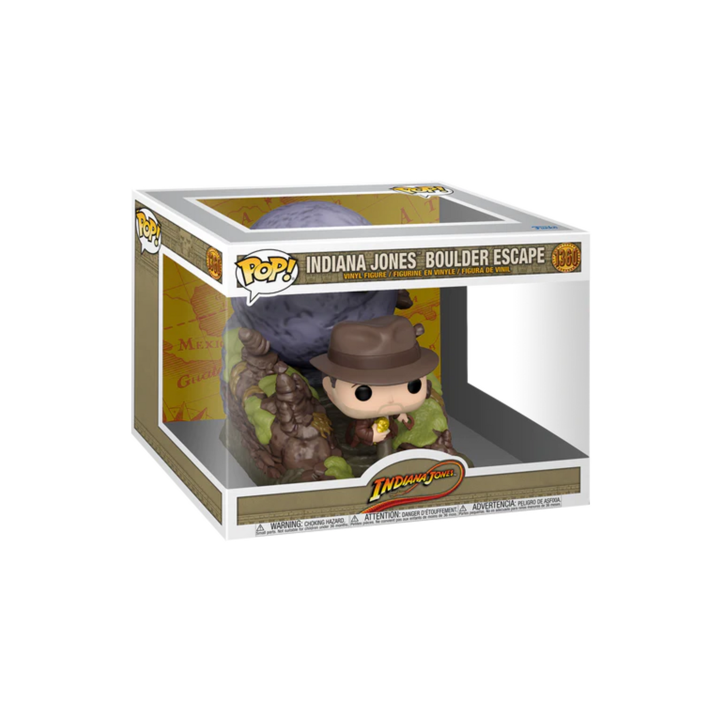 Funko - Movies Pop! Vinyl - Indiana Jones Boulder Escape #1360
