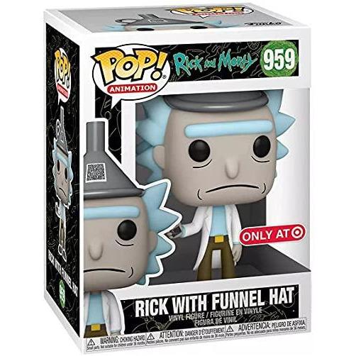 Funko - Animation Pop! Vinyl - Rick and Morty - Rick with Funnel Hat #959