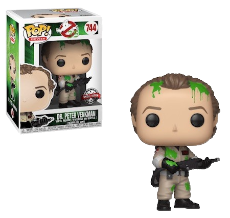 Funko - Movies Pop! Vinyl - Ghostbusters - Peter Venkman (Slimed) #744