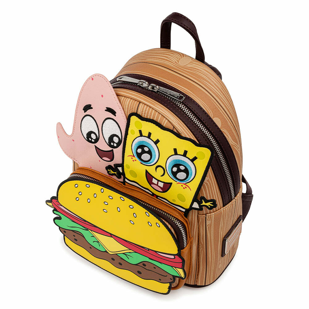 Bags - Loungefly - Spongebob Squarepants - Krabby Patty Mini Backpack