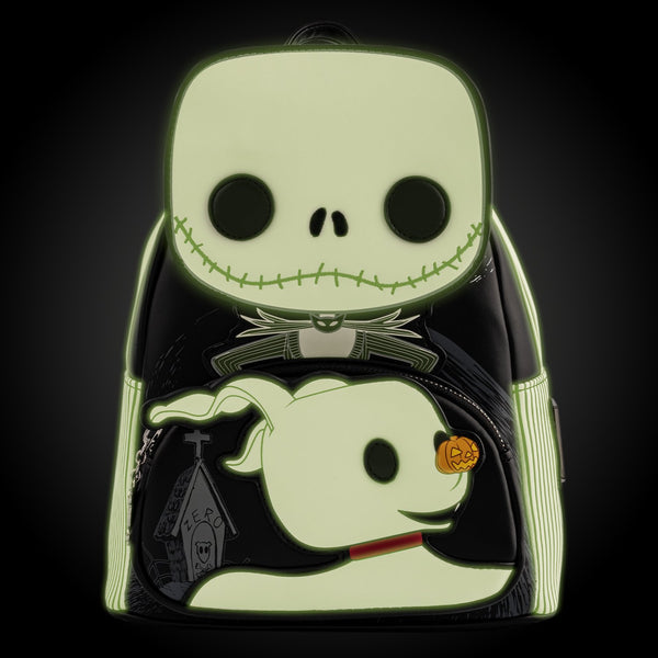 Bags - Loungefly - The Nightmare Before Christmas - Jack and Zero Mini Backpack