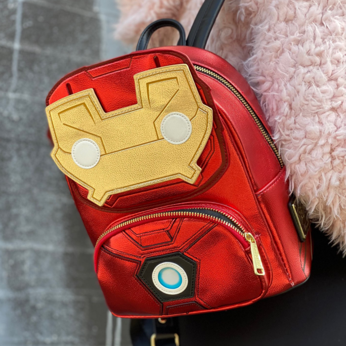 Bags - Loungefly - Marvel - Iron Man Light-up Mini Backpack