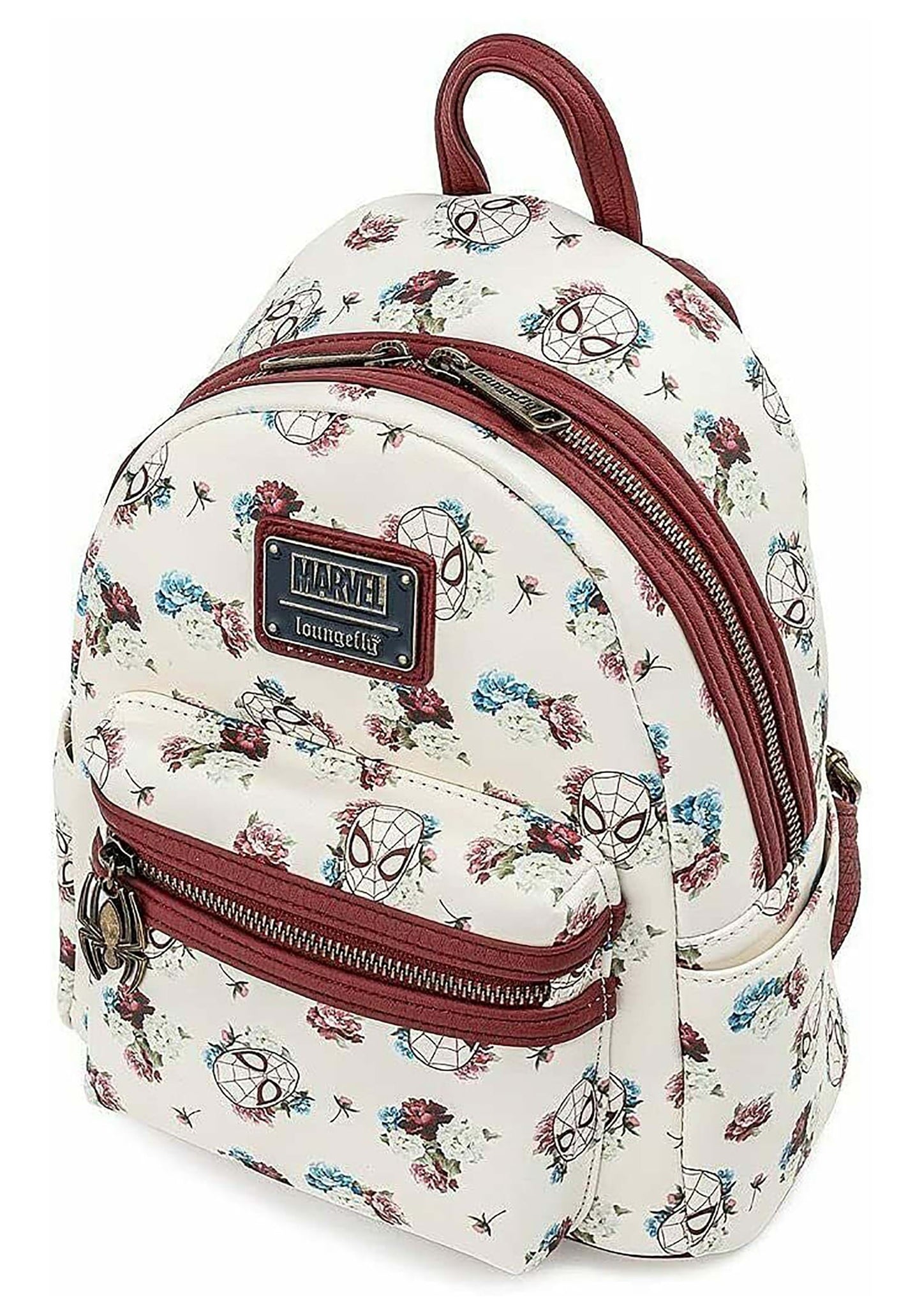 Bags - Loungefly - Marvel - Floral Spider-Man Mini Backpack