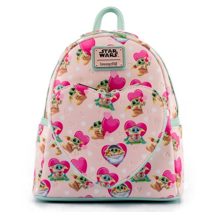 Bags - Loungefly - Star Wars - Grogu Valentines Mini Backpack