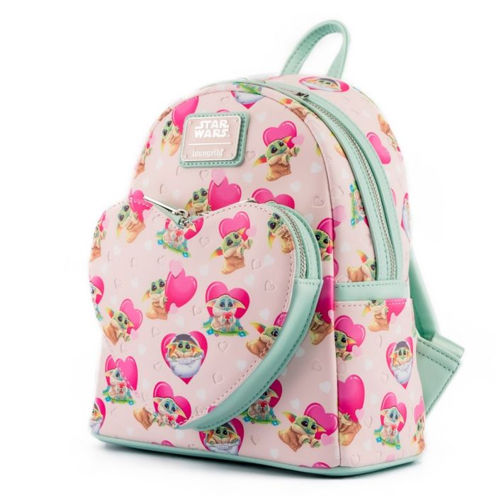 Bags - Loungefly - Star Wars - Grogu Valentines Mini Backpack