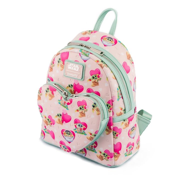 Bags - Loungefly - Star Wars - Grogu Valentines Mini Backpack