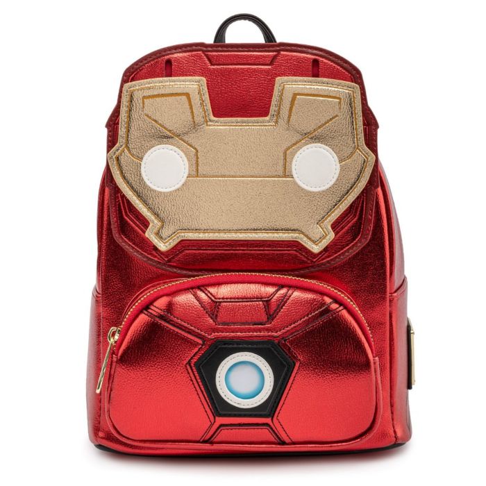 Bags - Loungefly - Marvel - Iron Man Light-up Mini Backpack
