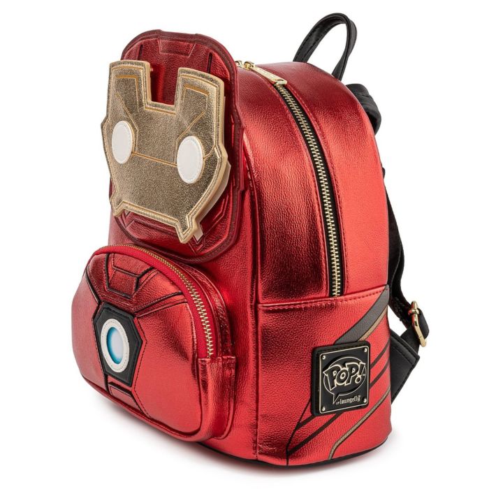 Bags - Loungefly - Marvel - Iron Man Light-up Mini Backpack