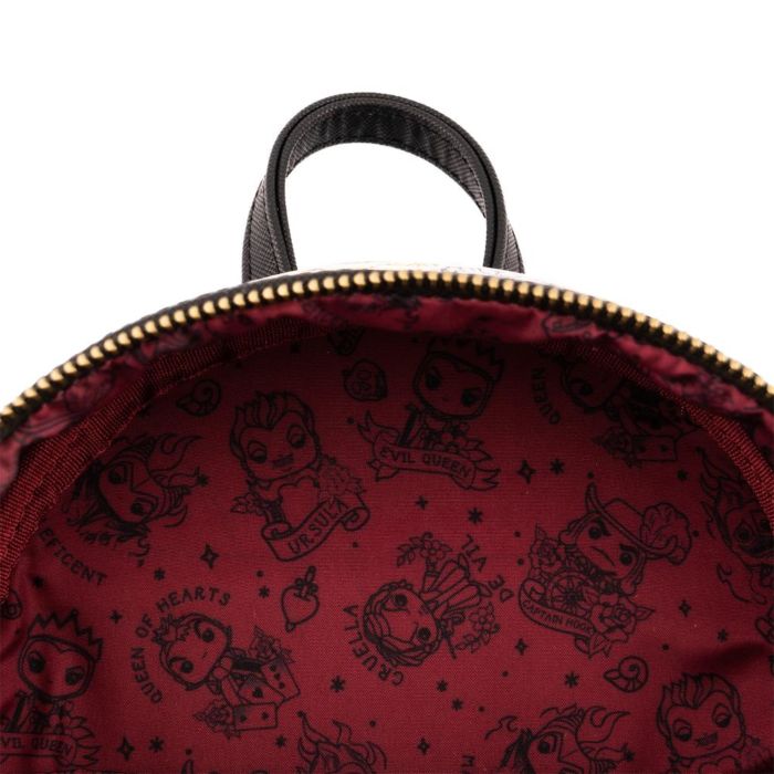 Bags - Loungefly - Disney - Villains Tattoo Mini Backpack