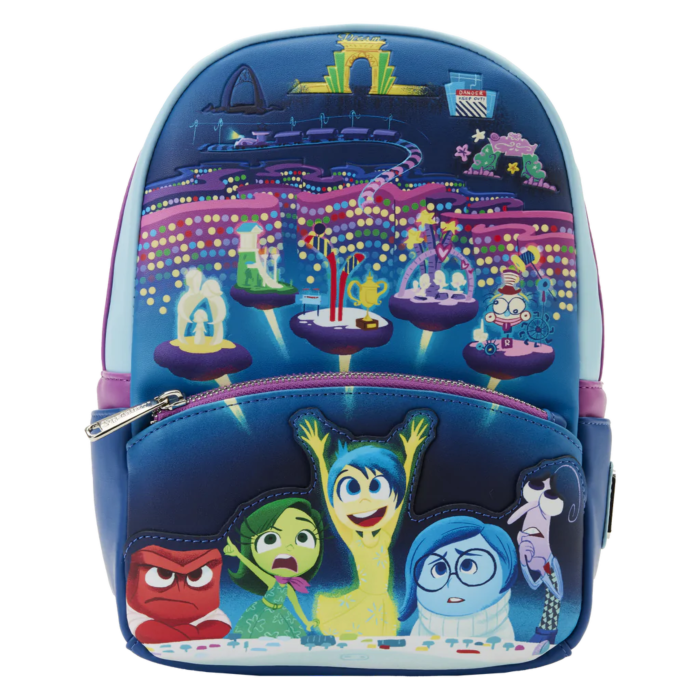 Bags - Loungefly - Disney - Inside Out - Control Panel GITD Mini Backpack