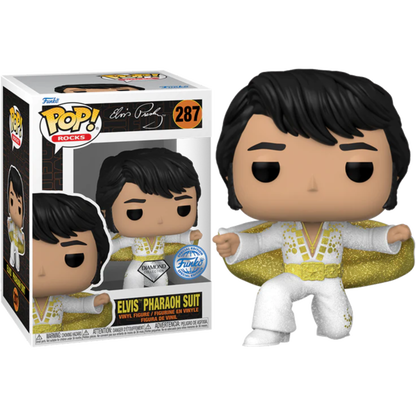 Funko - Pop! Rocks Vinyl - Elvis in Pharaoh Suit (Diamond) #287