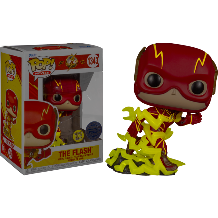 Funko - Heroes Pop! Vinyl - The Flash - The Flash (GITD) #1343
