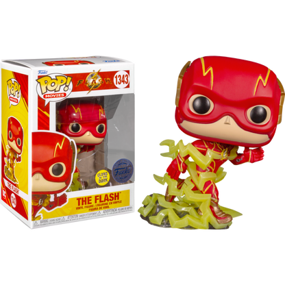 Funko - Heroes Pop! Vinyl - The Flash - The Flash (GITD) #1343