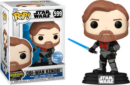 Funko - Star Wars Pop! Vinyl - The Clone Wars - Obi-Wan Kenobi #599