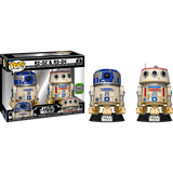 Funko - Star Wars Pop! Vinyl - R2-D2 and R5-D4 2-Pack