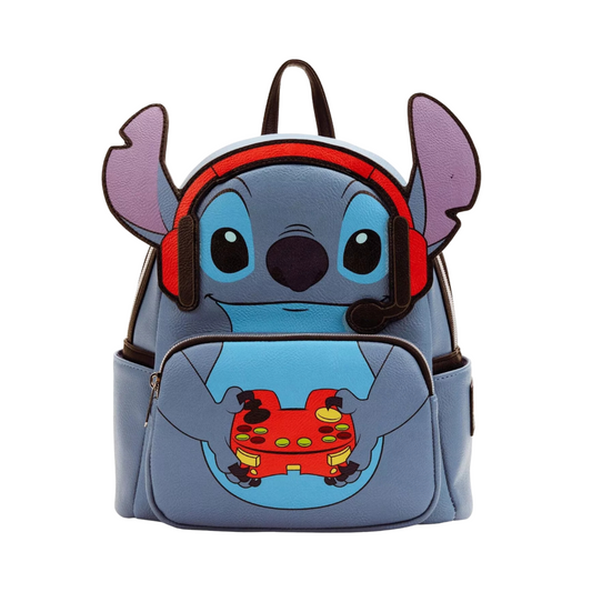 Bags - Loungefly - Lilo & Stitch - Gamer Stitch Mini Backpack