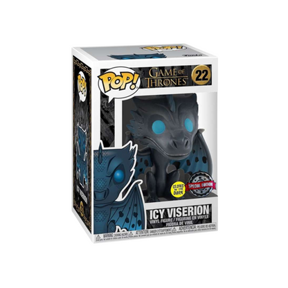 Funko - Game of Thrones Pop! Vinyl - Icy Viserion (GITD) #22