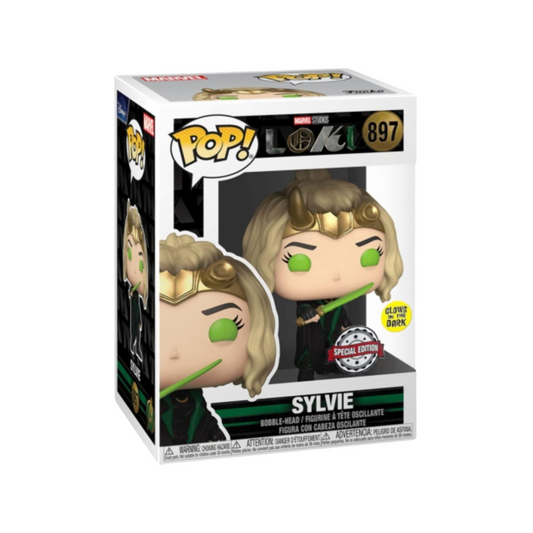 Funko - Marvel Pop! Vinyl - Loki - Sylvie (Glow-in-the-Dark) #897