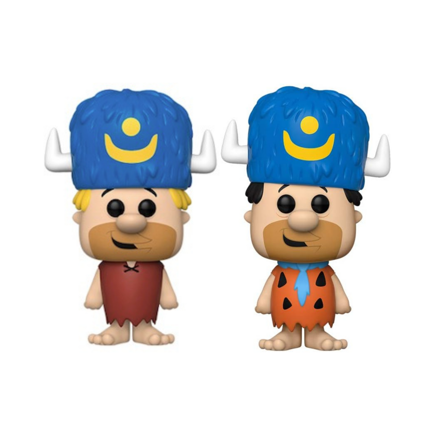 Funko - Animation Pop! Vinyl - The Flintstones - Barney Rubble and Fred Flintstone Bundle #657 #658