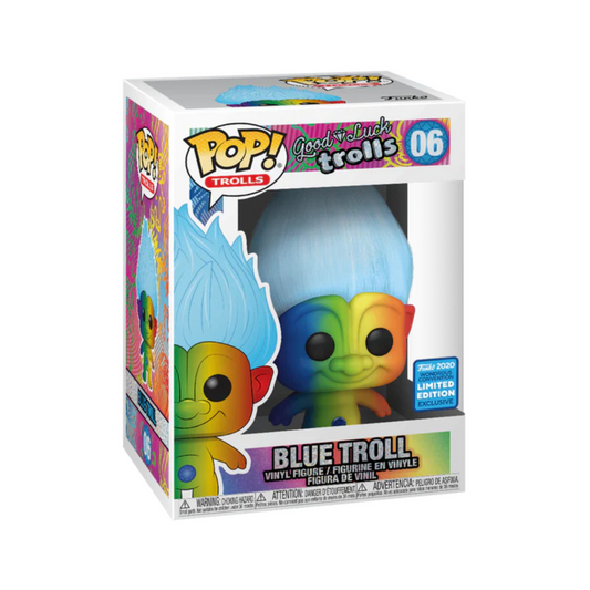 Funko - Trolls Pop! Vinyl - Blue Troll (Wondrous) #06