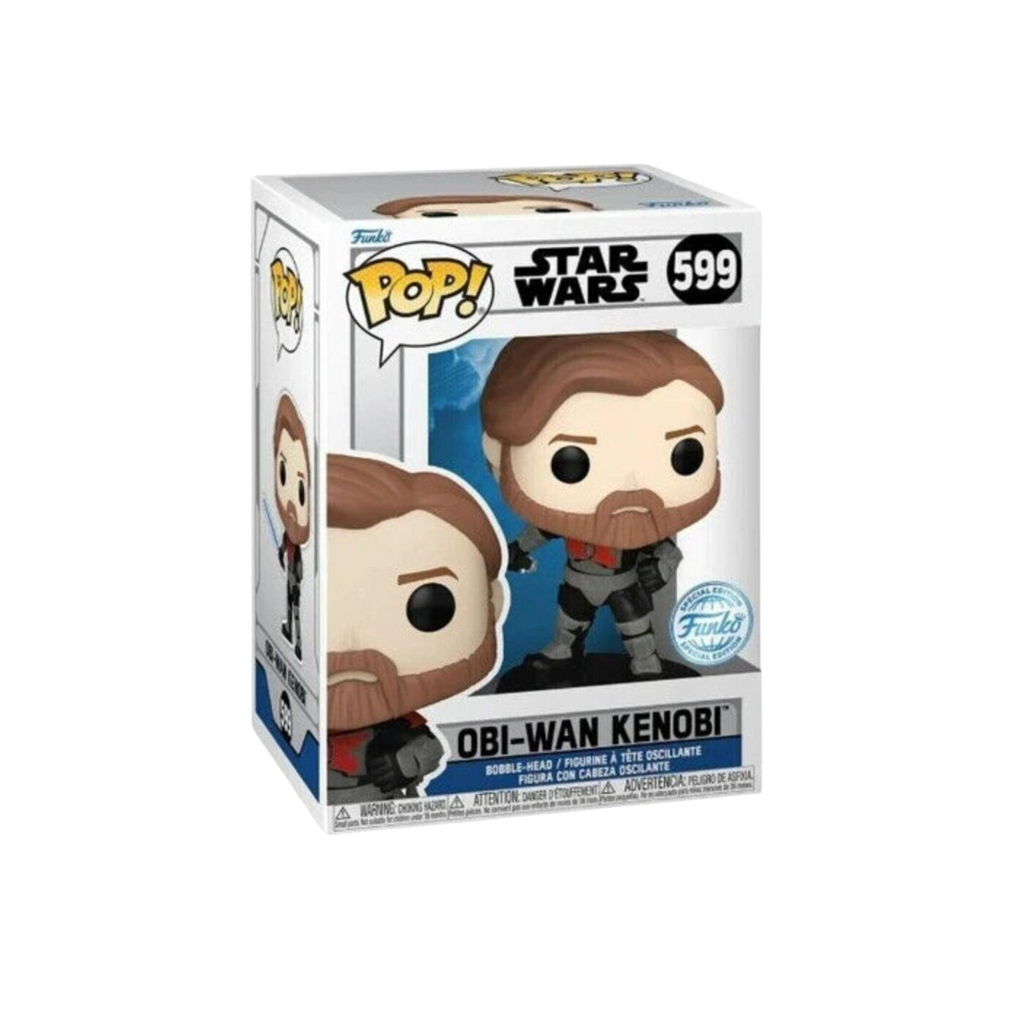 Funko - Star Wars Pop! Vinyl - The Clone Wars - Obi-Wan Kenobi #599