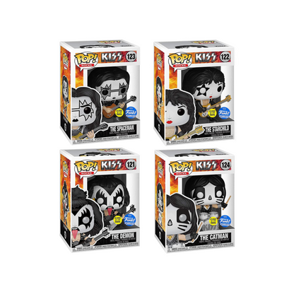 Funko - Pop! Rocks Vinyl - Kiss Bundle (GITD)