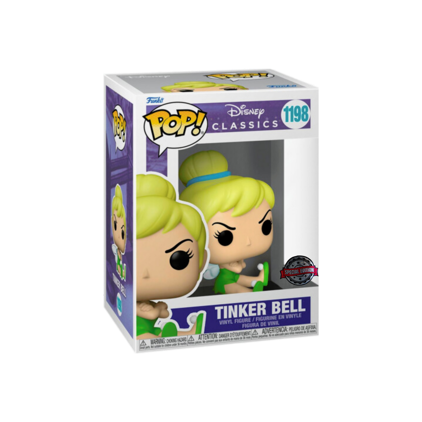 Funko - Disney Pop! Vinyl - Peter Pan - Tinker Bell #1198